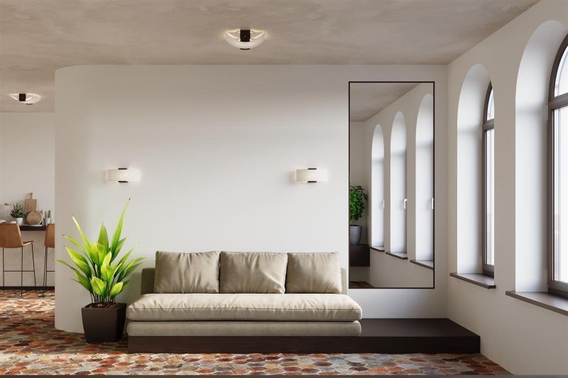 Unikalny plafon Emilio z kloszem wykonanym ze szkła