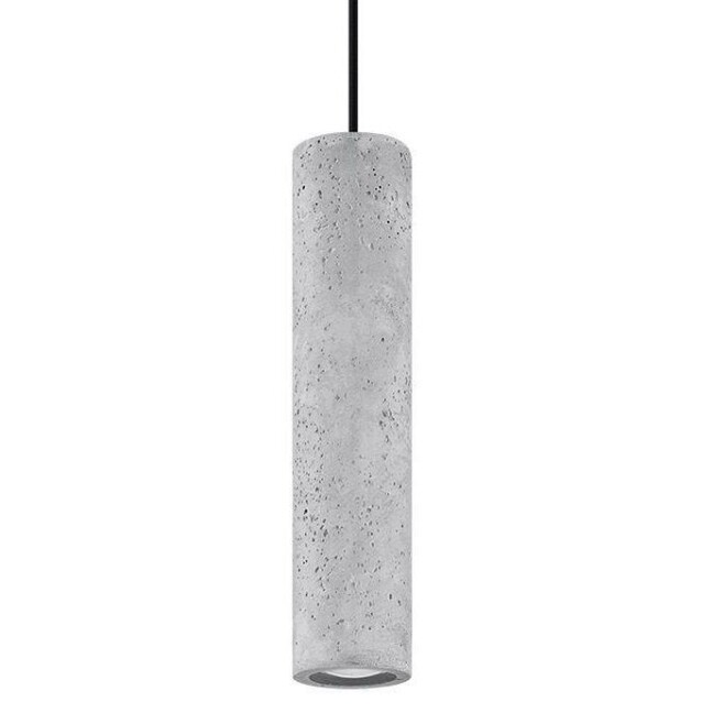 Nowoczesna wisząca lampa Luvo z kloszem z betonu