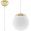 Złota lampa wisząca Ugo 20