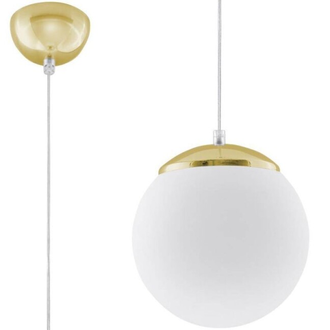 Złota lampa wisząca Ugo 20