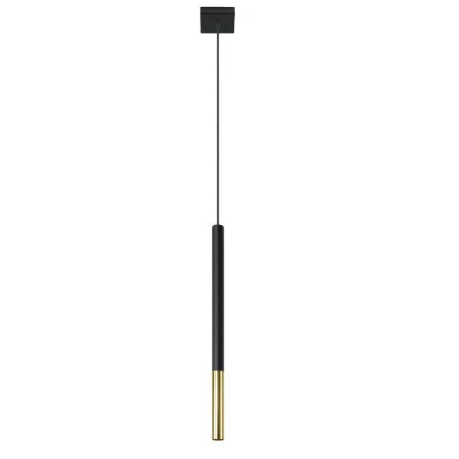 Elegancka lampa wisząca Mozaica w złotym wykończeniu