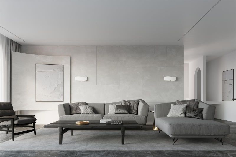 Biały kinkiet Tila 40 o dekoracyjnym charakterze