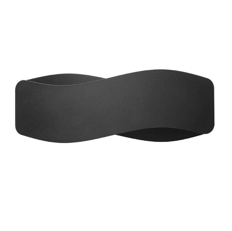 Stylowy czarny kinkiet Tila 40