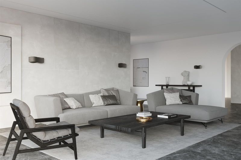 Unikalny czarny kinkiet Tila 30