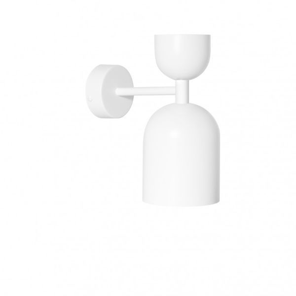 Biały, nowoczesny kinkiet Supuru