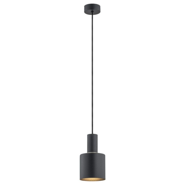 Czarna, nowoczesna lampa wisząca Sines