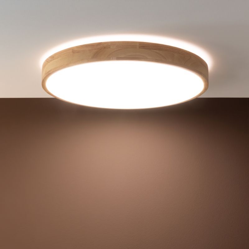 Lampa sufitowa Slimline w odcieniu drewna