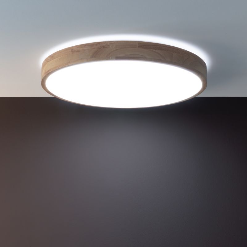 Lampa sufitowa Slimline w odcieniu drewna