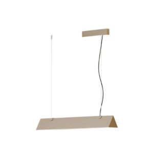 Nowoczesna, złota lampa wisząca Stick So o długości 90 cm