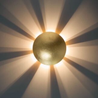 Kinkiet Sunset w odcieniu antycznego złota