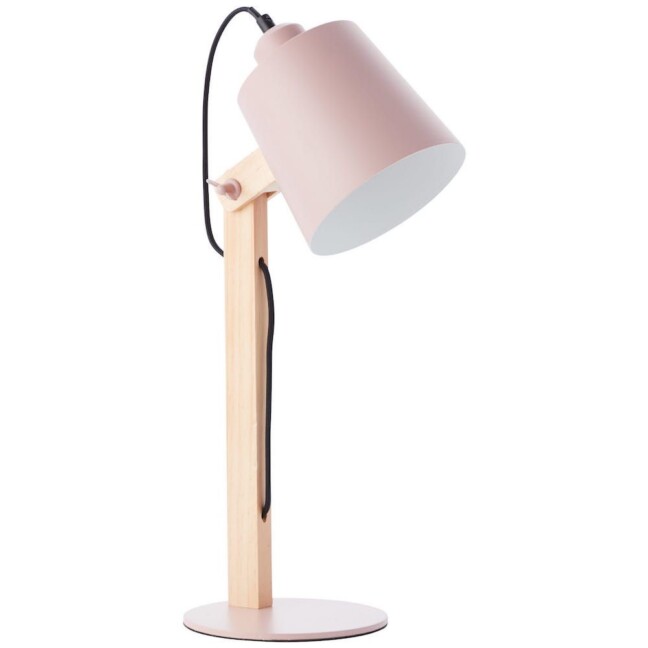 Matoworóżowa lampa stołowa Swivel