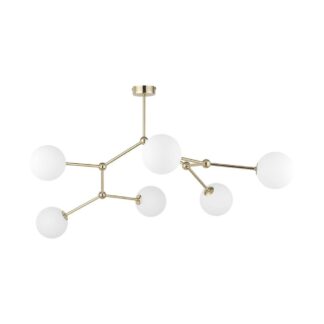 Sufitowa lampa Fairy Gold z sześcioma punktami świetlnymi