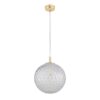 Wisząca lampa Cadix Gold M z przezroczystym kloszem