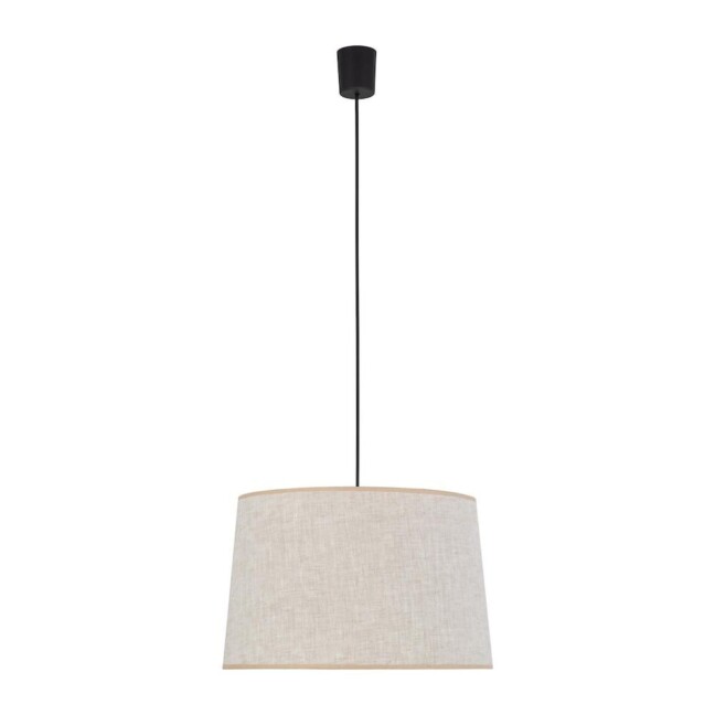 Lampa wisząca Maja z kloszem w kolorze lnu