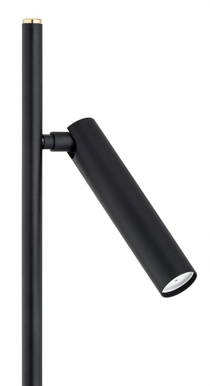 Stylowa lampa podłogowa Torre w kolorze czarnym