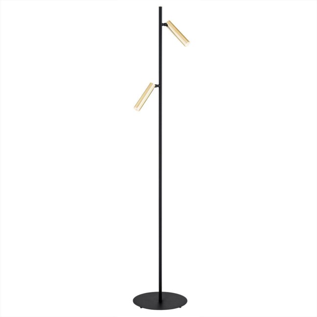 Złota lampa podłogowa Torre