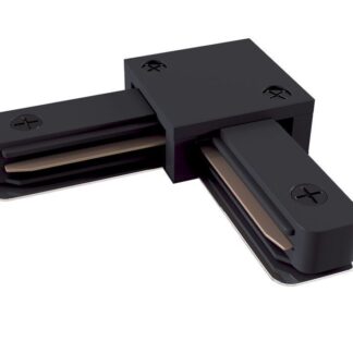 Czarny łącznik "L" do systemu szynowego Unity