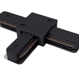 Czarny łącznik "T" do systemu szynowego Unity