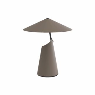 Lampa stołowa Taido w odcieniach brązu i taupe
