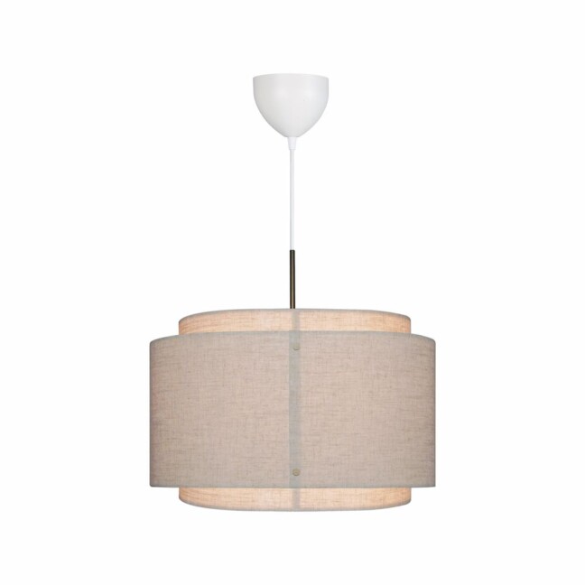 Beżowa lampa wisząca Takai