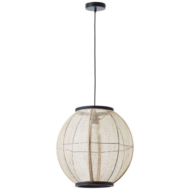 Wisząca lampa Tanah w naturalnym brązie