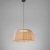 Duża wisząca lampa Tanit S/61 z kloszem z bawełny