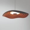 Stylowa lampa wisząca Valentina S/24 w kolorach czerni i miedzi