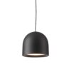 Matowa czarna lampa wisząca Petit LED idealna do kuchni