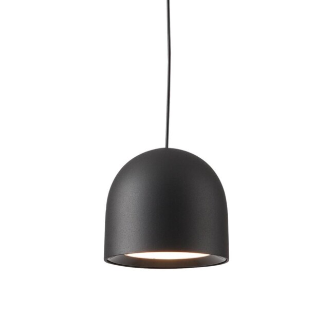 Matowa czarna lampa wisząca Petit LED idealna do kuchni