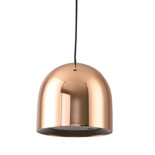 Wisząca lampa LED Petit w złotym kolorze, idealna do gabinetu
