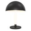 Czarna lampa stołowa Ray z oświetleniem LED
