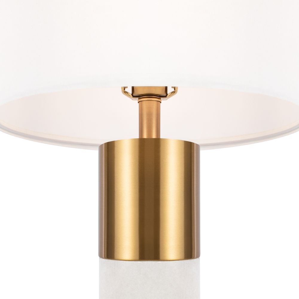 Lampa stołowa Bianco - do jasnego gabinetu