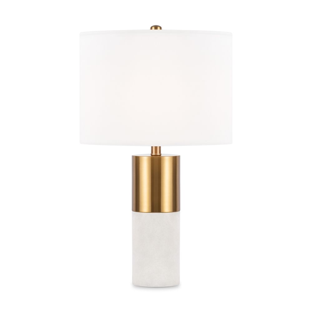 Lampa stołowa Bianco - do jasnego gabinetu