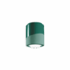 Zielona sufitowa lampa punktowa Pioli