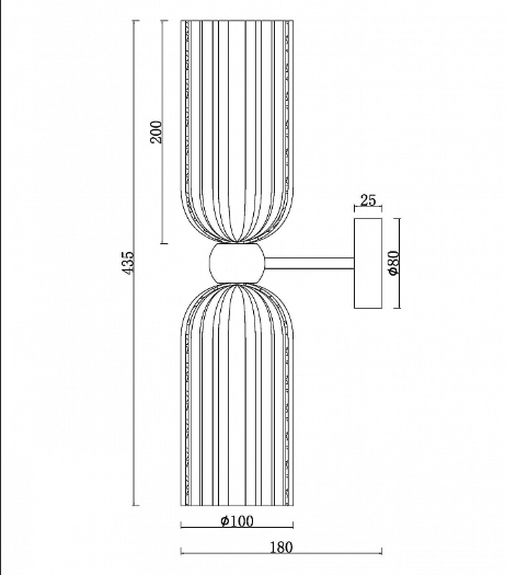 Elegancki kinkiet Antic w złotym wykończeniu