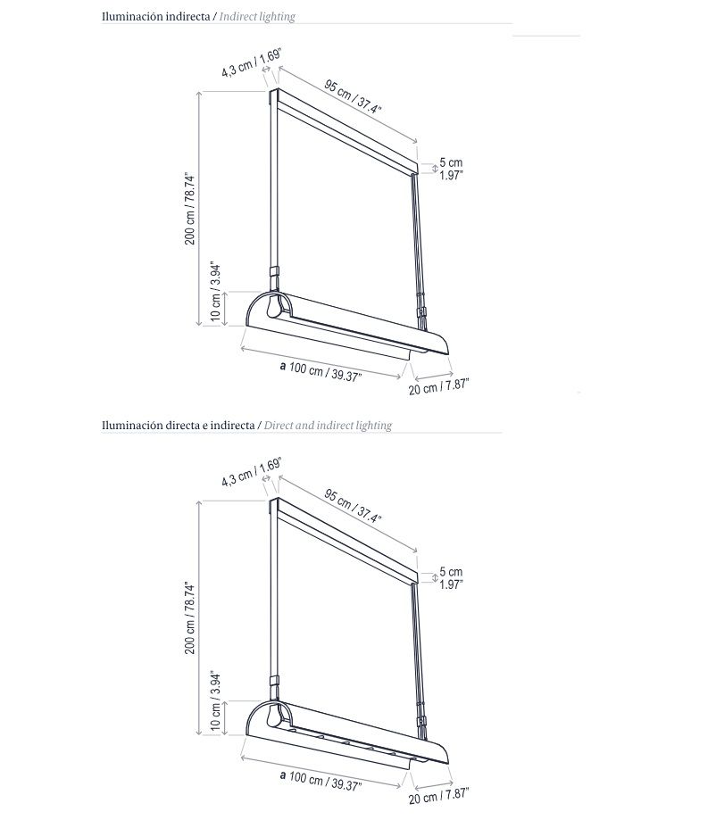 Drewniana lampa wisząca LED Aluet S/100