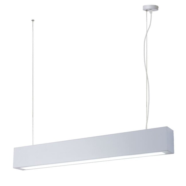 Wisząca lampa LED Ibros S w białym kolorze, IP20, z możliwością regulacji barwy światła CCT