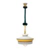 Żółta lampa wisząca Calypso So Martinique Outdoor o klasie szczelności IP65