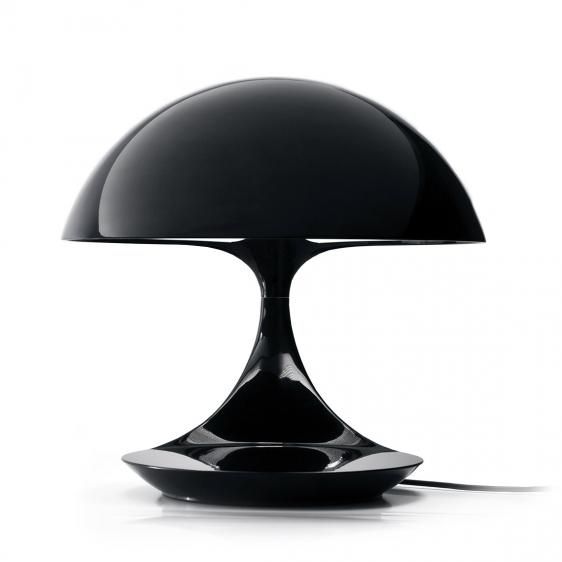 Oryginalna czarna lampa stołowa Cobra