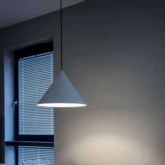 Niebieska lampa wisząca Konko Light o średnicy 60 cm