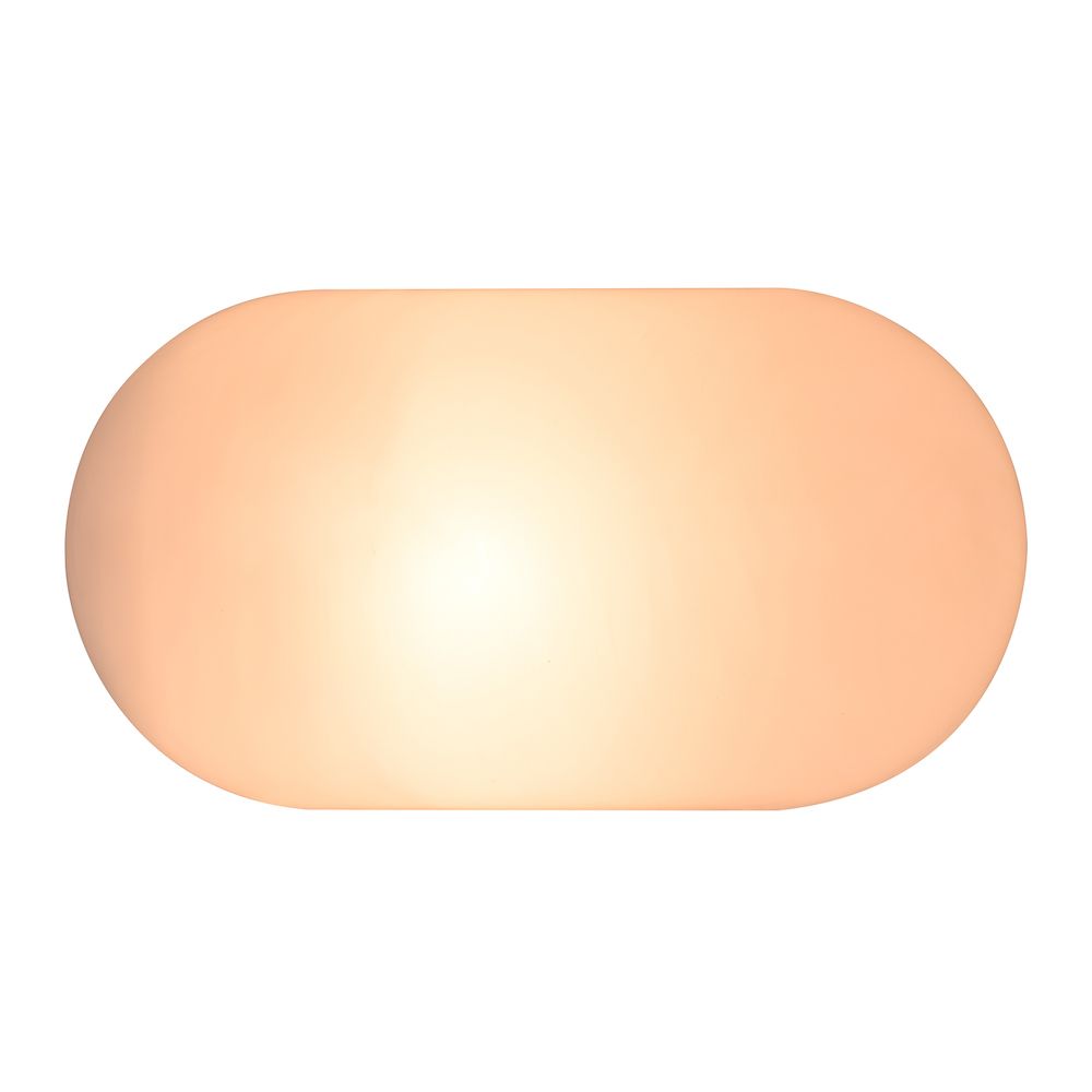 Biała lampa ścienna Foam, odporna na wilgoć (IP44)