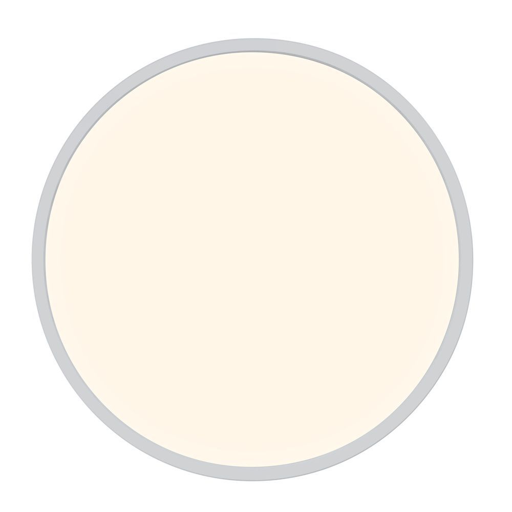 Biała, okrągła lampa sufitowa do kuchni Oja 42 od Nordlux