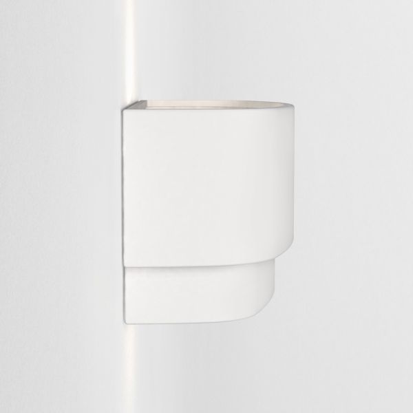 Biały kinkiet Amat 320 z ceramiki