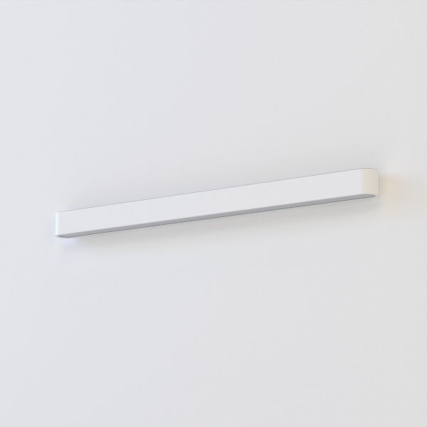 Biały kinkiet Soft LED o wymiarach 93,5x6 cm