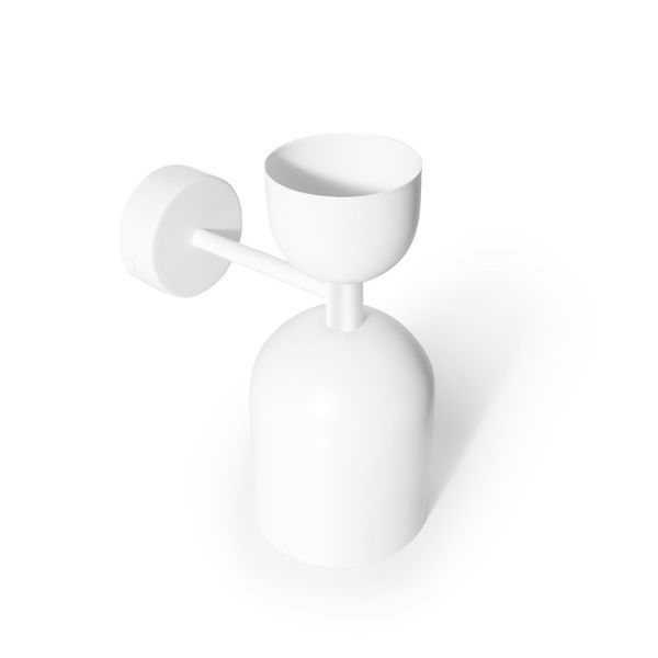 Biały, nowoczesny kinkiet Supuru