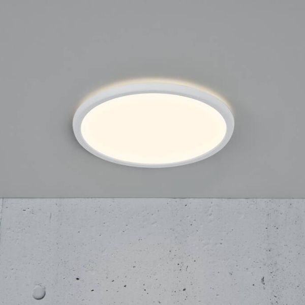 Biały plafon Oja 29 z możliwością wyboru barwy światła 3000K lub 4000K