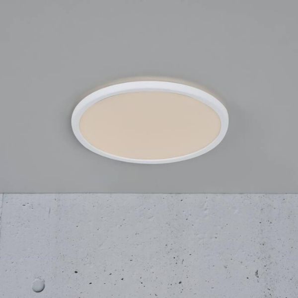 Biały plafon Oja 29 z możliwością wyboru barwy światła 3000K lub 4000K