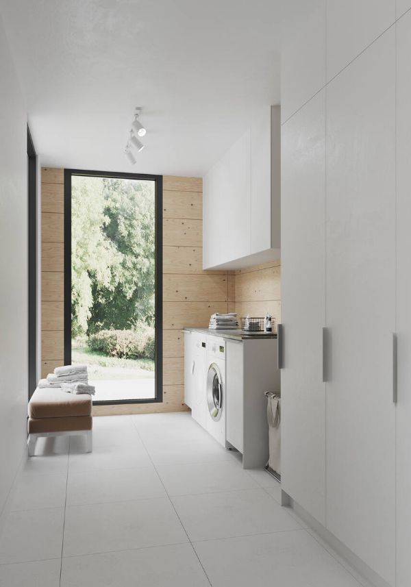 Biały reflektor sufitowy Link Open od Nordlux, kompatybilny z systemem szynowym