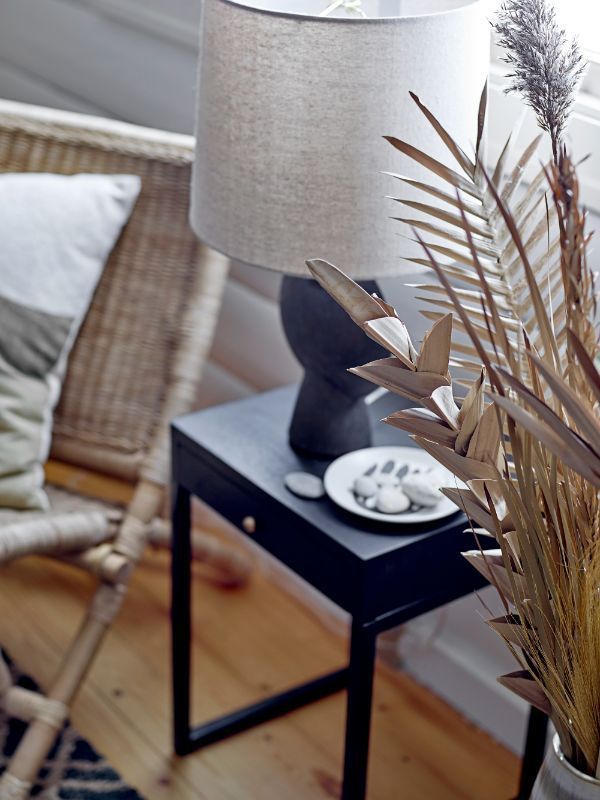 Brązowa lampa stołowa Sergio