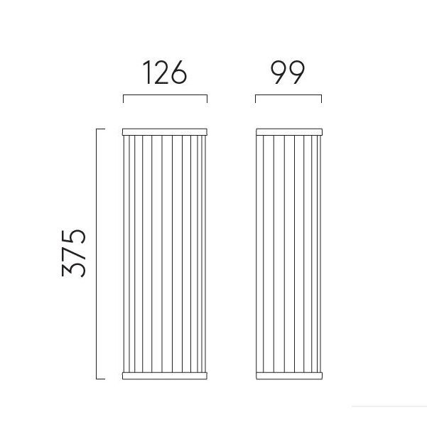 Brązowy kinkiet Avignon Round 375 ze szkła